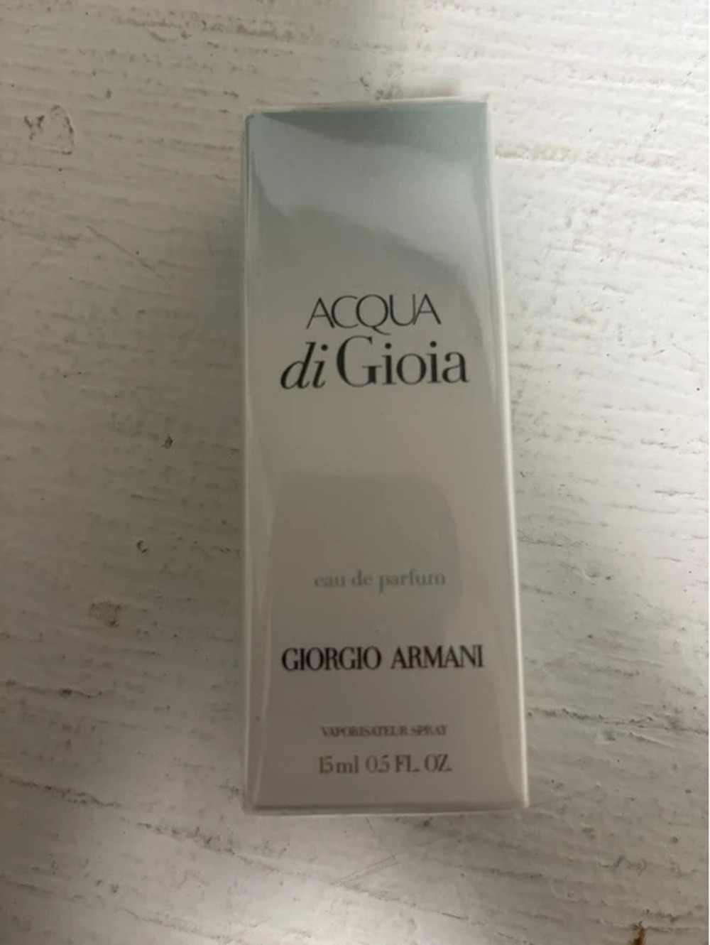 New aqua di gioia